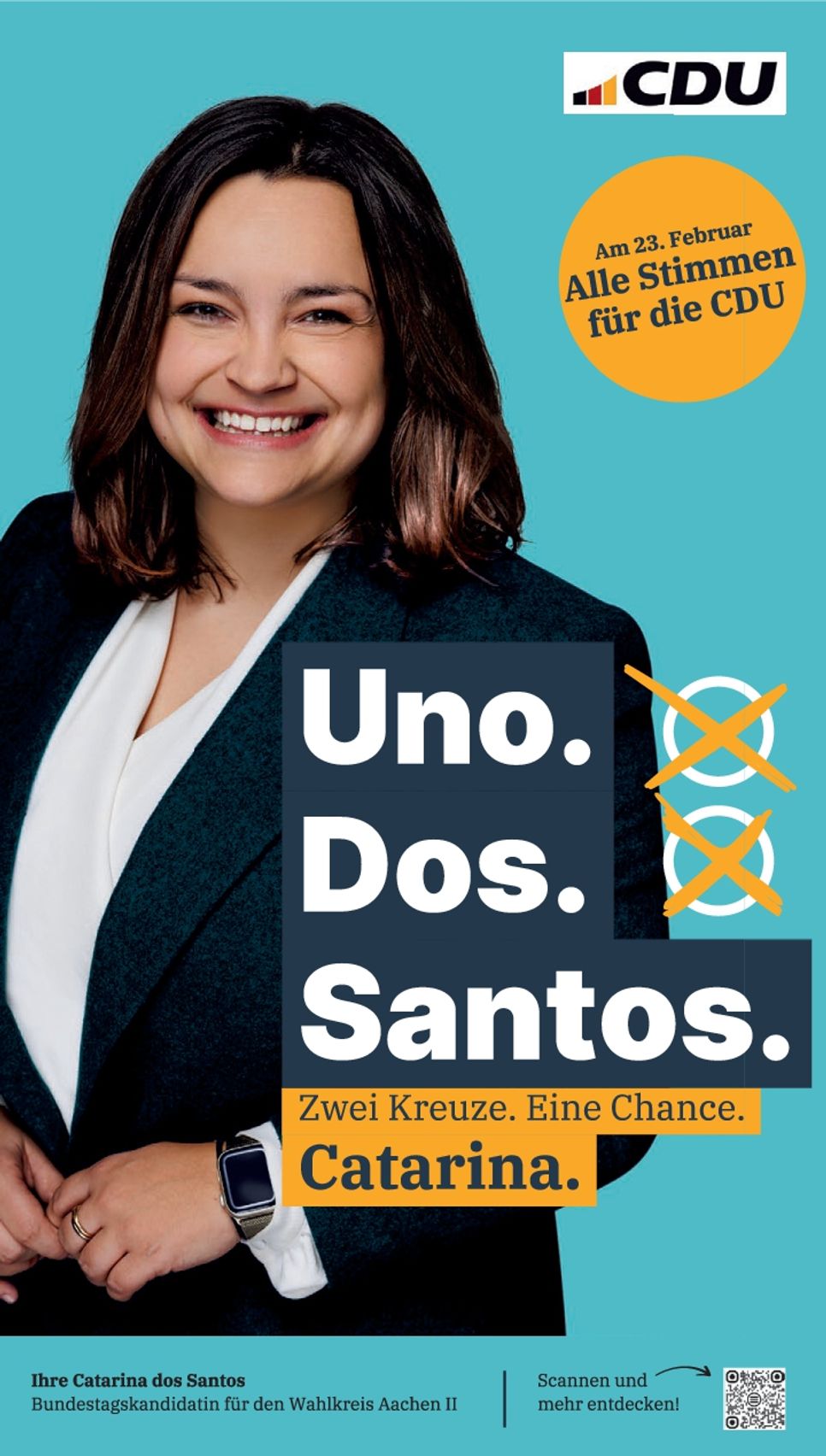 Bundestagswahl - Uno, Dos, Santos