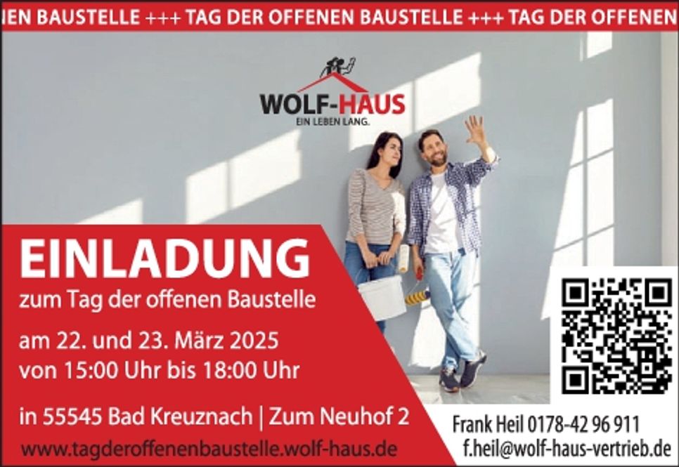 Einladung zum Tag der offenen Baustelle