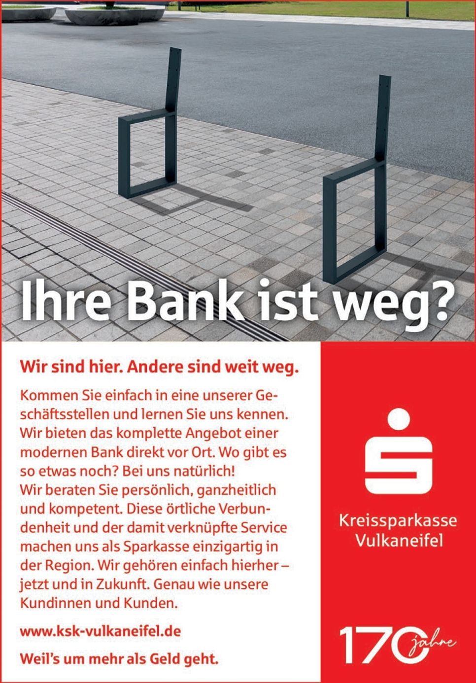 Ihre Bank ist weg?