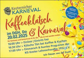 Karneval  Kaffeeklatsch