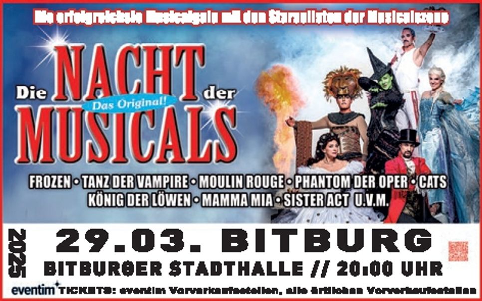 Die Nacht des Musicals Bitburg