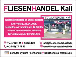 Fortbildung am 24.04. nur bis 12 Uhr geö