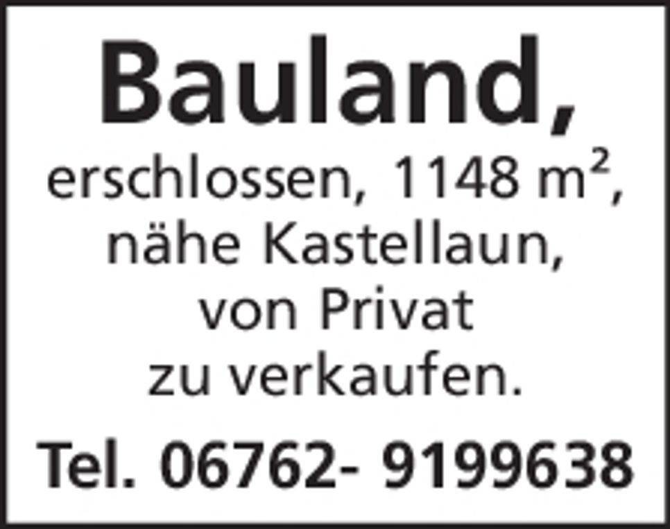 Bauland 