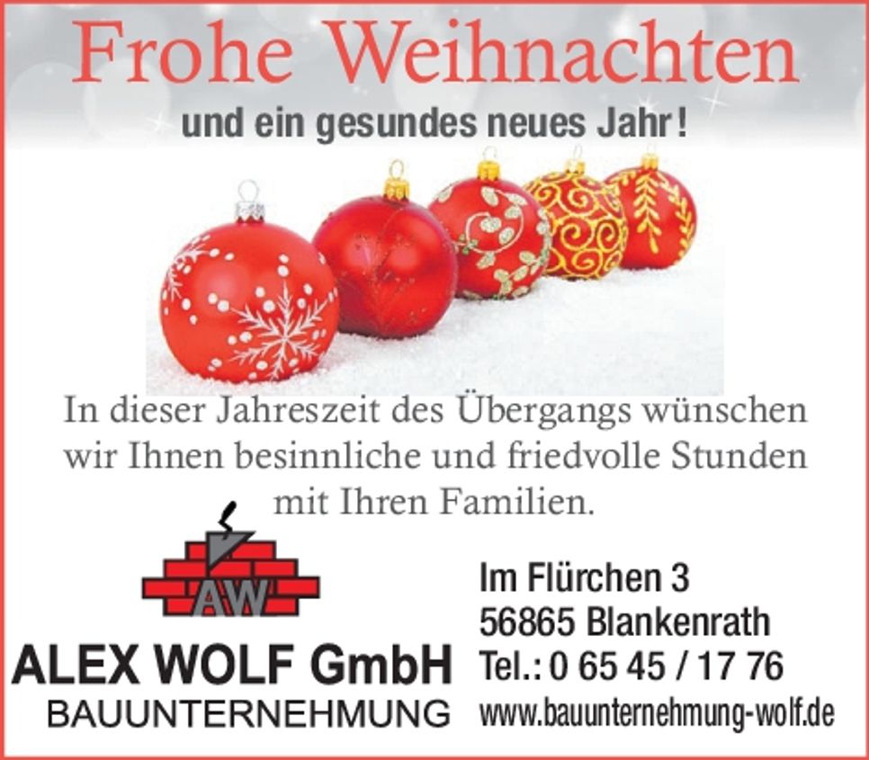 Frohe Weihnachten