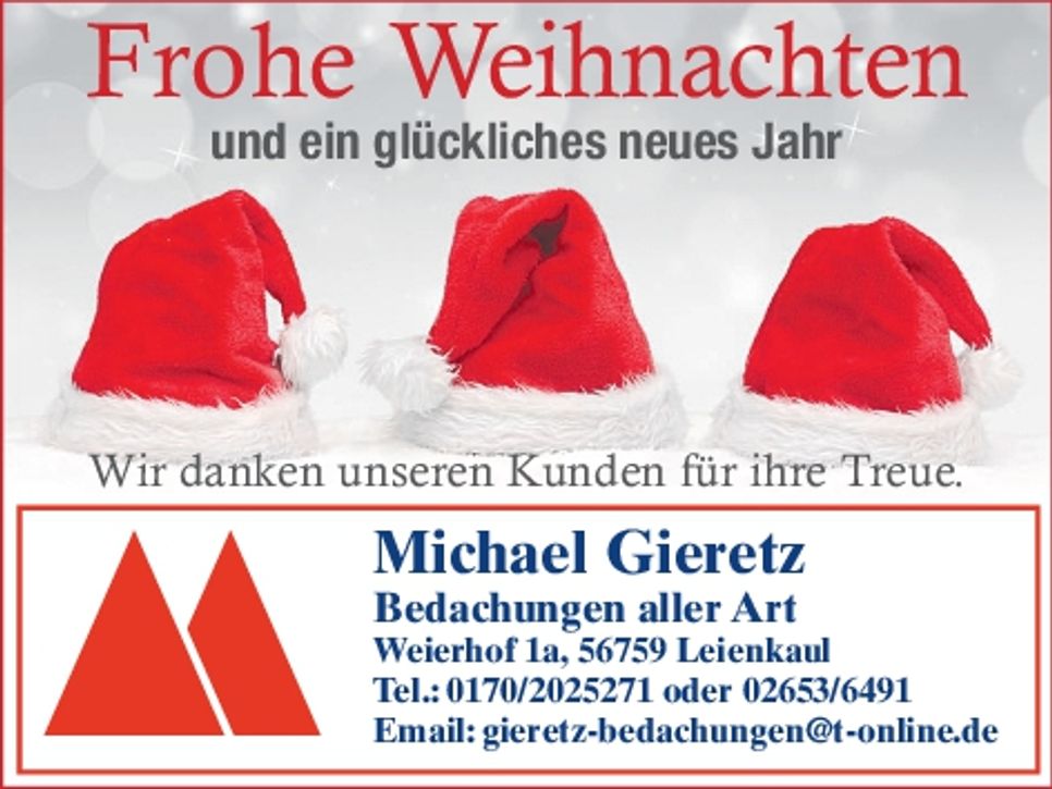 Frohe Weihnachten