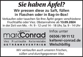 Sie haben Äpfel?