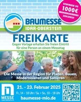 Baumesse Freikarte