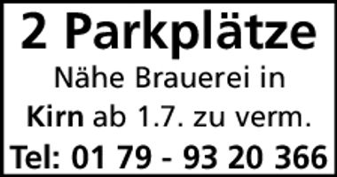 2 Parkplätze