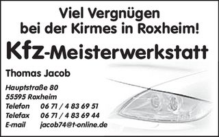 Roxheim, Kirmes,