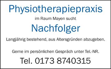 Nachfolger gesucht (m/w/d)