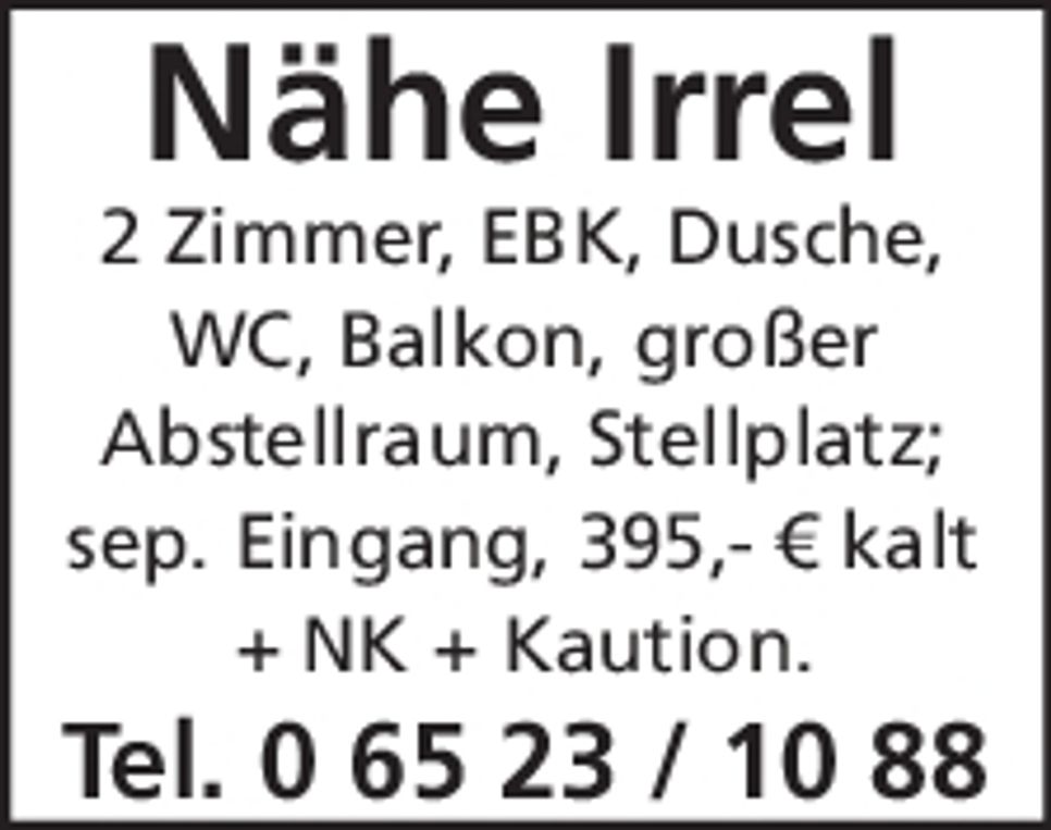 Nähe Irrel 