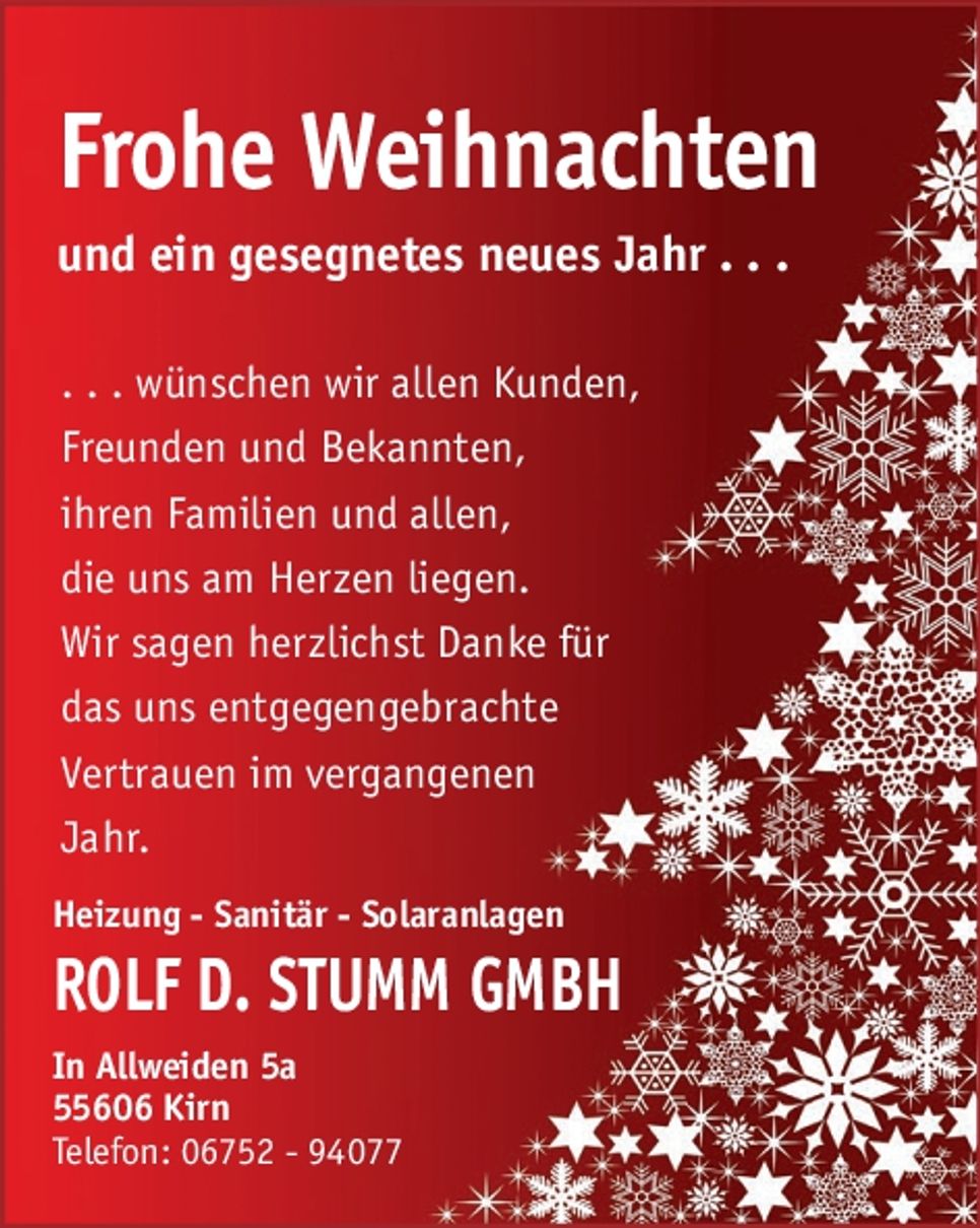 Frohe Weihnachten