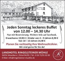 Sonntagsbuffet/ Theater Müden