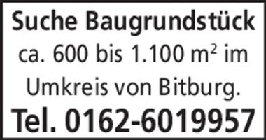 Suche Baugrundstück