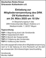 Kottenheim, Mitgliederversammlung 24.03.