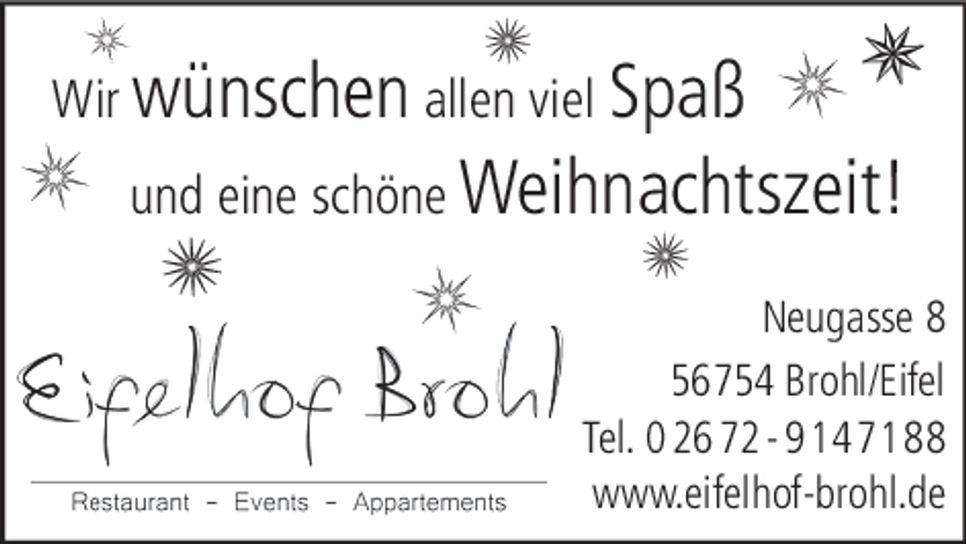 Weihnachtskonzert Brohl