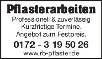 Pflasterarbeiten 