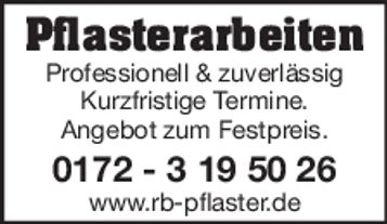 Pflasterarbeiten 