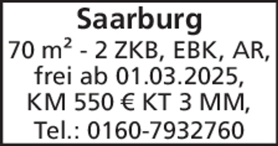 Saarburg - 70m²