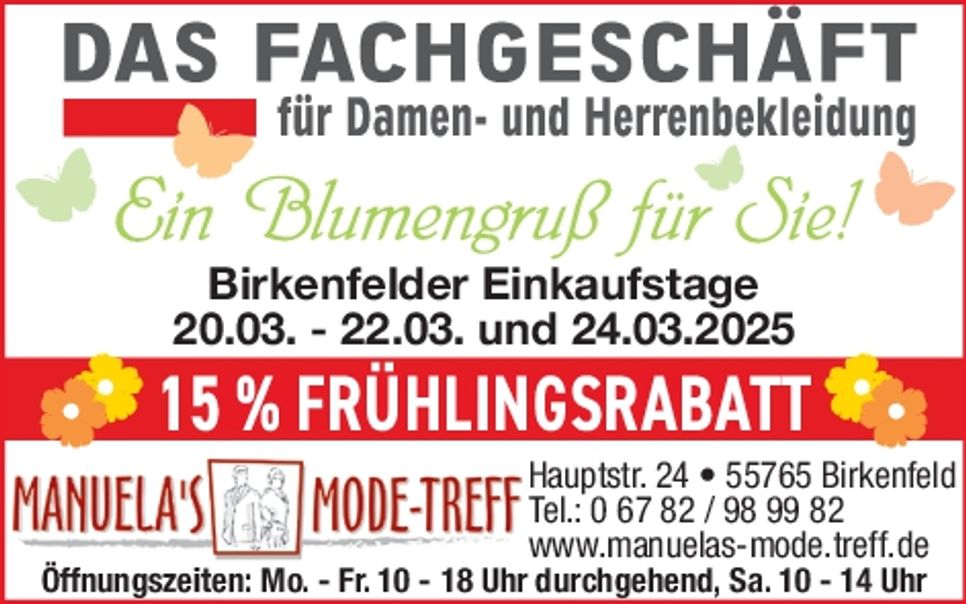 Birkenfelder Einkaufstage - Frühjahrsakt