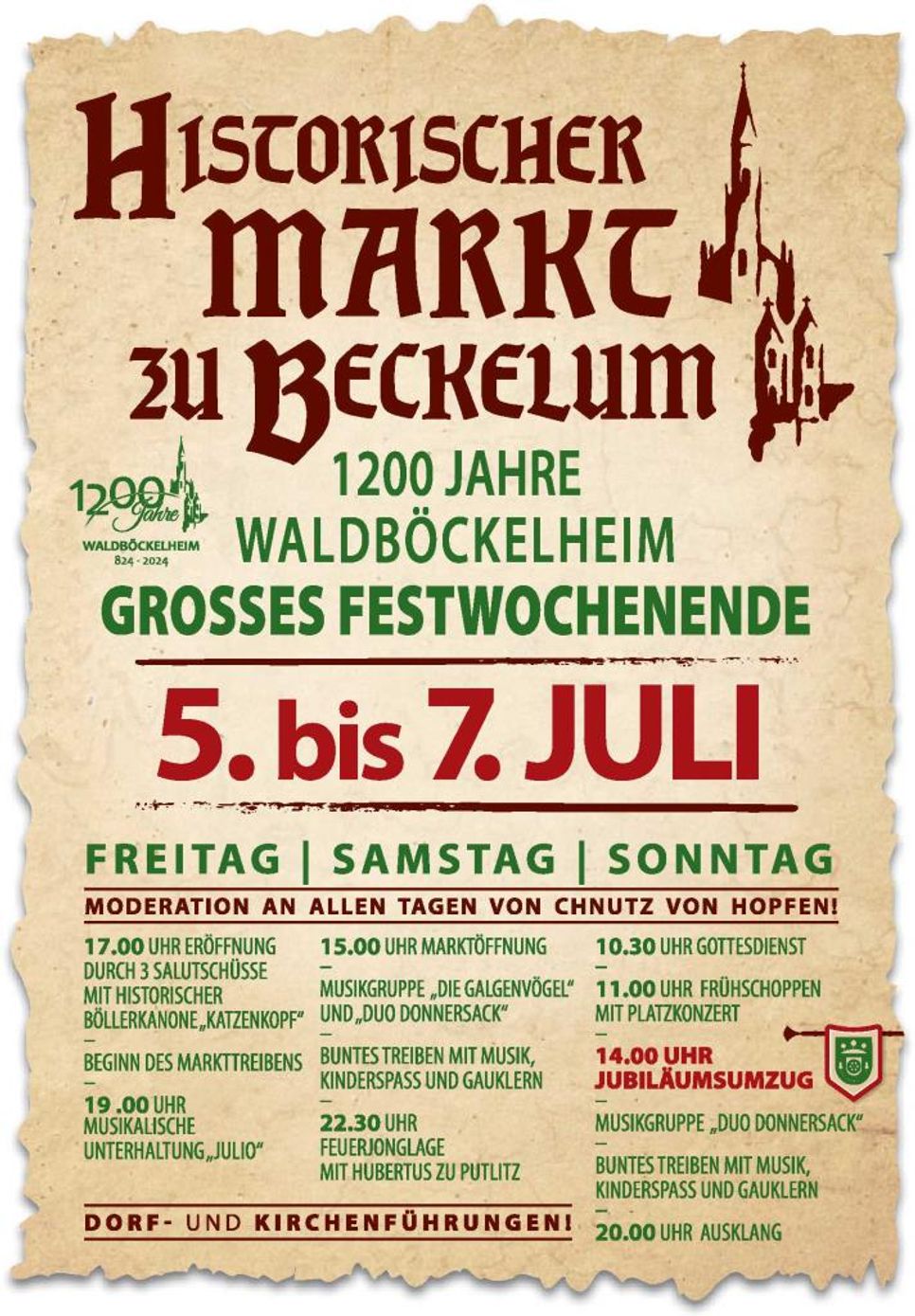 Waldböckelheim, 1.200 Jahre,