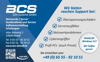 Wir bieten raschen Support