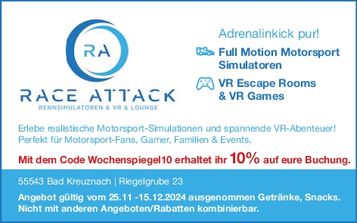 Neueröffnung Race Attack,