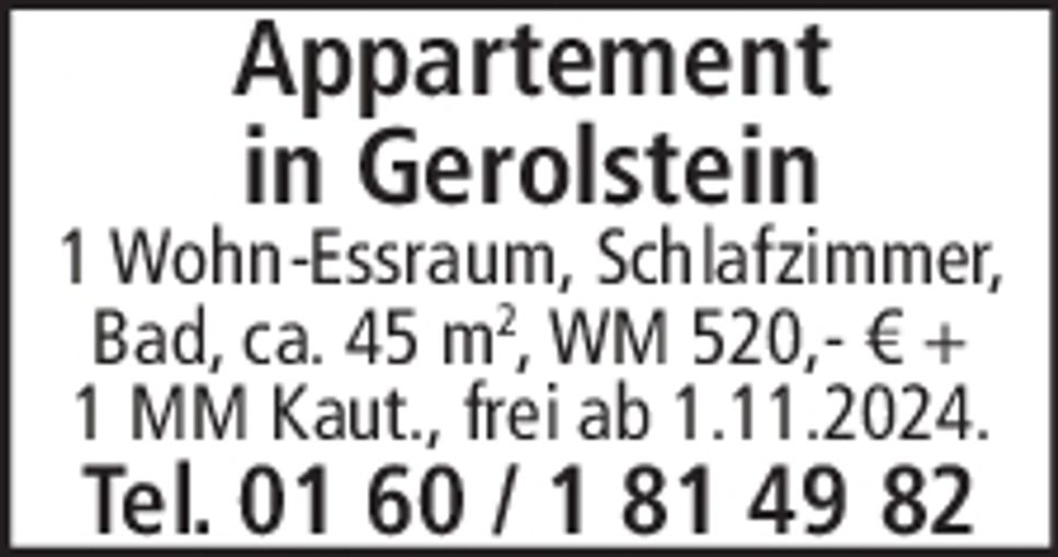 Wohnung in Gerolstein 