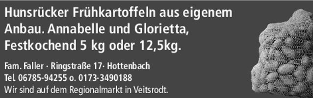 Hunsrücker Frühkartoffeln
