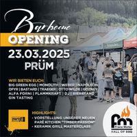 Barbecue Opening verk. off Sonntag 23.3.