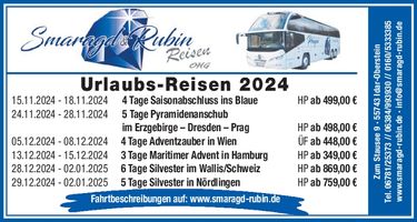 Urlaubsreisen 2024