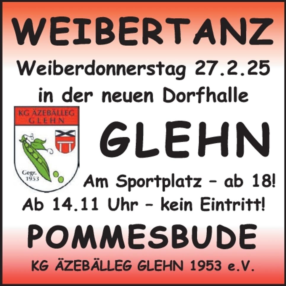 Weibertag in Glehn