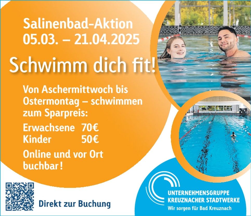 Salinenbad Aktion "Schwimm dich fit