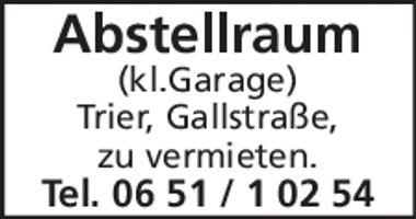 Garage - Trier Gallstraße