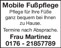 Mobile Fußpflege