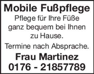 Mobile Fußpflege