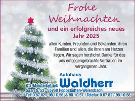 Weihnachtsgrußanzeige