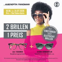 2 Brillen 1 Preis
