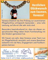 Gratulationsanzeige