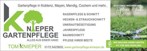 Gartenpflege in Koblenz, Mayen, Mendig