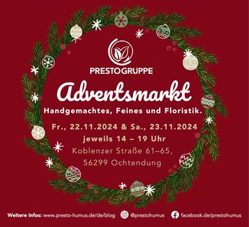 Werbeanzeige Adventsmarkt