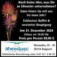 Silvester-Anzeige