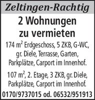 2 Wohnungen in Zeltingen