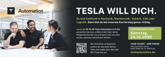 Tesla will Dich PO- 5101553108