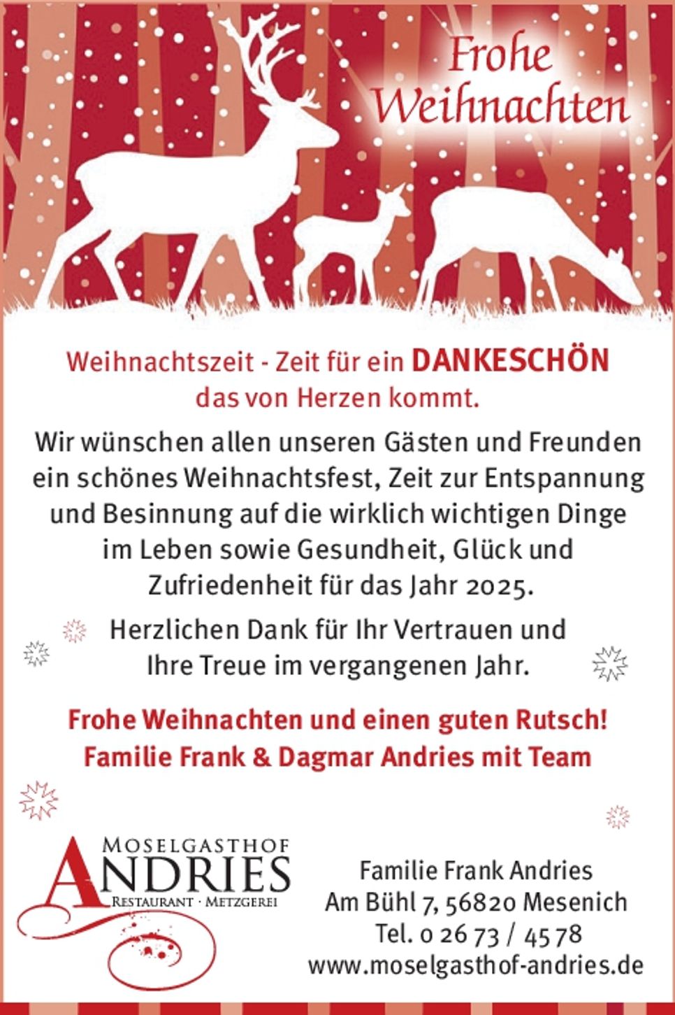 Fröhliche Weihnachten