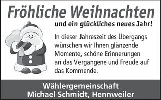 Weihnachtsgrußanzeige