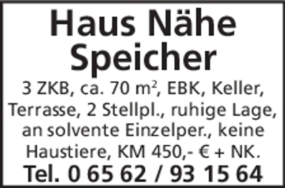 Nähe Speicher