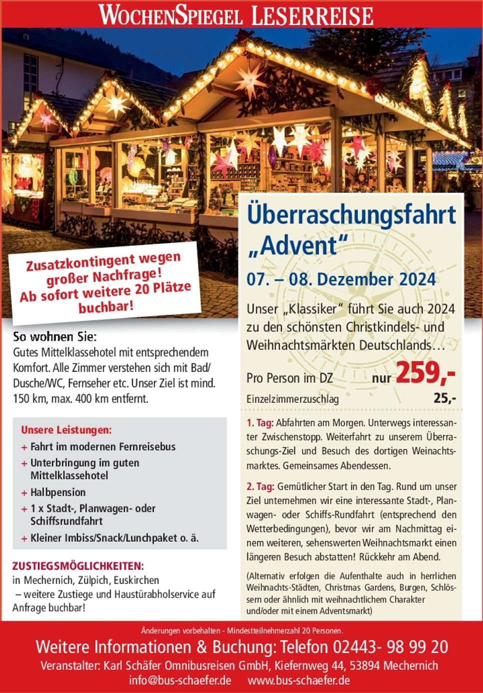 Überraschungsfahrt Advent