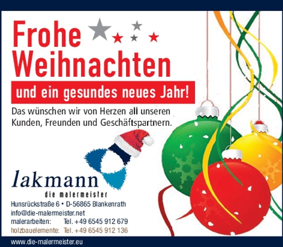 Frohe Weihnachten