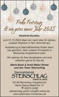 Steinschlag - Weihnachtsgruss - etc. 